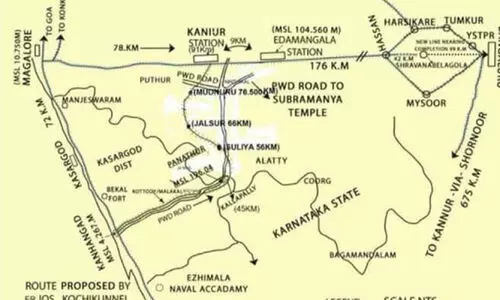 കാണിയൂർ പാതക്ക്​ സാധ്യത മങ്ങുന്നു
