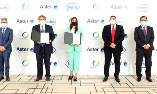 റോഷെ ഡയഗ്‌നോസ്​റ്റിക്‌സുമായി ആസ്​റ്റർ കരാറില്‍ ഒപ്പുവെച്ചു