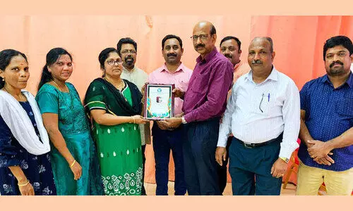 സി​സി​ലി അ​ലോ​ഷ്യ​സി​ന്​ യാ​ത്ര​യ​യ​പ്പ്​ ന​ൽ​കി