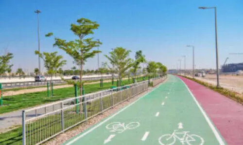 ഹ​ര​മാ​യി സൈ​ക്കി​ൾ സ​വാ​രി, അ​ൽ​ഖോ​റി​ൽ വ​ൻ​കി​ട പാ​ത തു​റ​ന്നു