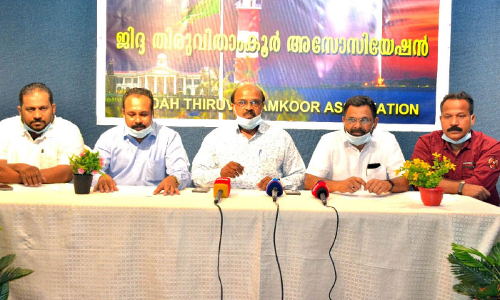 എ​ട്ട് ജി​ല്ല​ക​ളെ ഉ​ൾ​പ്പെ​ടു​ത്തി ജി​ദ്ദ തി​രു​വി​താം​കൂ​ർ അ​സോ​സി​യേ​ഷ​ൻ നി​ല​വി​ൽ വ​ന്നു