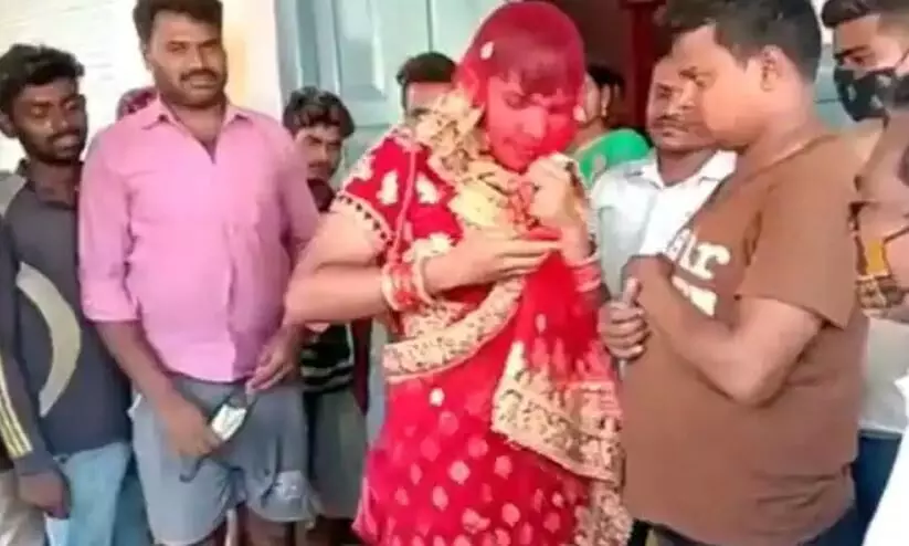 UP man dresses up as a bride to attend girlfriends wedding