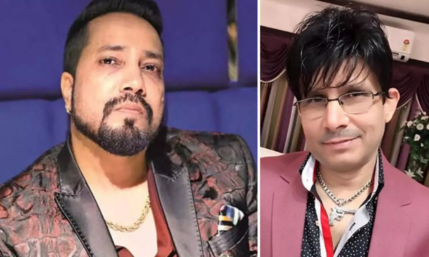 നീയെ​െൻറ മകനാണ്​... ഞാൻ തല്ലില്ല, പുറത്തുവരൂ; കെ.ആർ.കെയുടെ വീട്ടിലെത്തി മികാ സിങ്