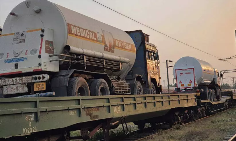 25,629 മെട്രിക് ടണ്‍ ഓക്‌സിജന്‍ വിതരണം ചെയ്തതായി റെയില്‍വേ