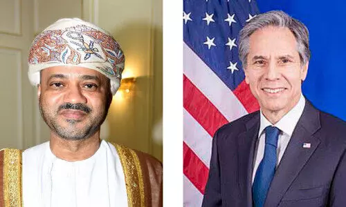 വി​ദേ​ശ​കാ​ര്യ മ​ന്ത്രി യു.​എ​സ്​ സ്​​റ്റേ​റ്റ്​ സെ​ക്ര​ട്ട​റി​യു​മാ​യി ച​ർ​ച്ച ന​ട​ത്തി