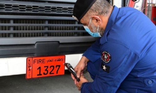 അ​ഗ്​​നി​ശ​മ​ന വ​കു​പ്പ്​ വാ​ഹ​ന​ങ്ങ​ൾ​ക്ക്​ പു​തി​യ ന​മ്പ​ർ പ്ലേ​റ്റ്​