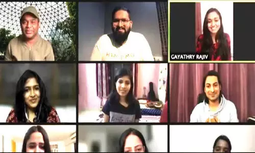 gayatri in AR Rahmans online competition