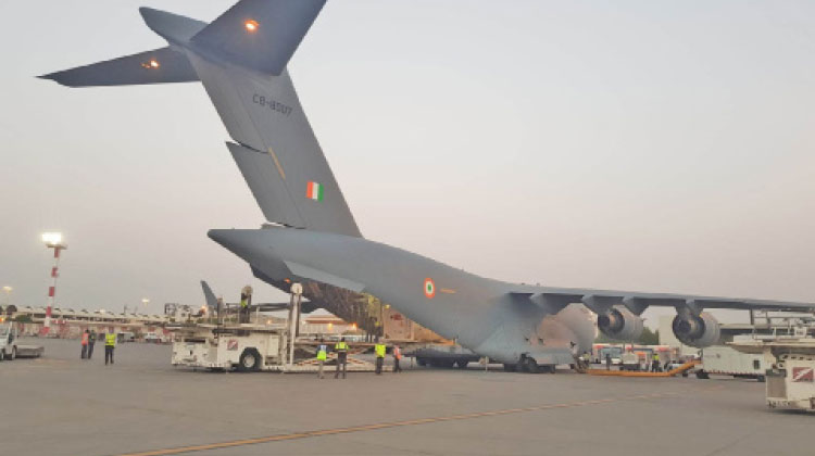 കുവൈത്ത്​ ഇ​ന്ത്യ​യി​ലേ​ക്ക്​ വീ​ണ്ടും സ​ഹാ​യം അ​യ​ച്ചു