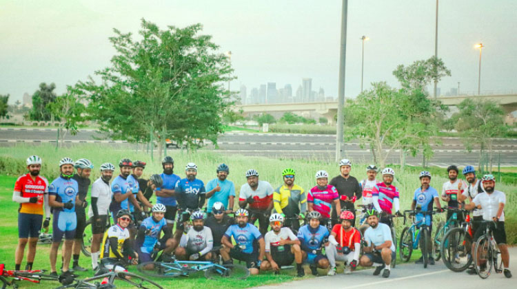 ലോ​ക​ സൈ​ക്കി​ൾ ദി​നം: സൈ​ക്കി​ൾ റൈ​ഡു​മാ​യി ക്യൂ ​ക്രാ​ങ്ക്സ്