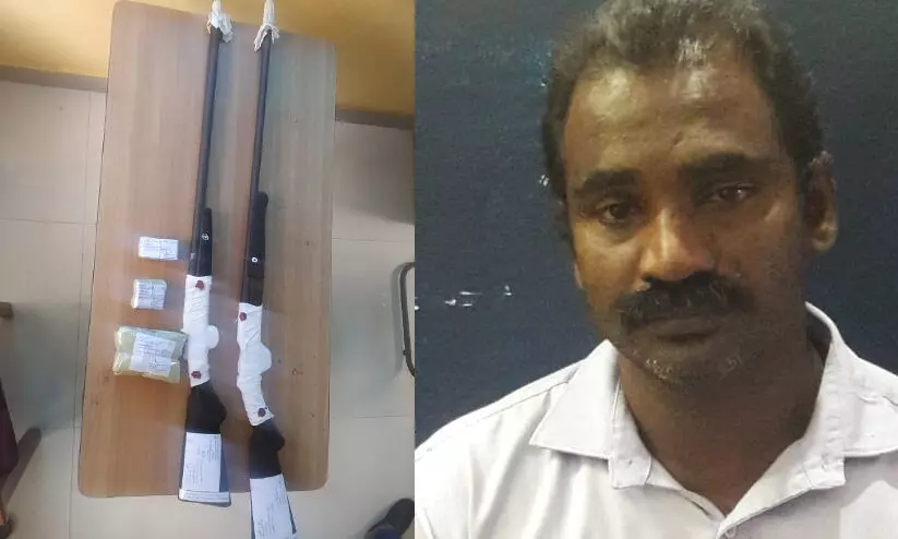 വന്യമൃഗവേട്ടക്കിടെ യുവാവിന് വെടിയേറ്റു; കാട്ടുപന്നിയെന്ന് കരുതി വെടിയുതിർത്തതാണെന്ന് സുഹൃത്ത് വന്യമൃഗവേട്ടക്കിടെ യുവാവിന് വെടിയേറ്റു; കാട്ടുപന്നിയെന്ന് കരുതി വെടിയുതിർത്തതാണെന്ന് സുഹൃത്ത്