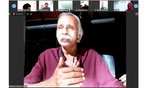 മ​നു​ഷ്യ​കേ​ന്ദ്രീ​കൃ​ത​മാ​യ വി​ക​സ​നം ഉ​പേ​ക്ഷി​ക്ക​ണം –ക​ൽ​പ​റ്റ നാ​രാ​യ​ണ​ൻ