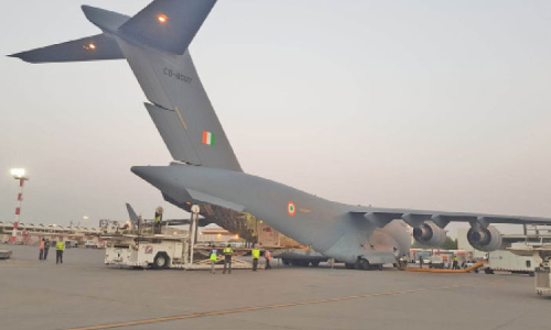 കുവൈത്ത്​ ഇ​ന്ത്യ​യി​ലേ​ക്ക്​ വീ​ണ്ടും സ​ഹാ​യം അ​യ​ച്ചു