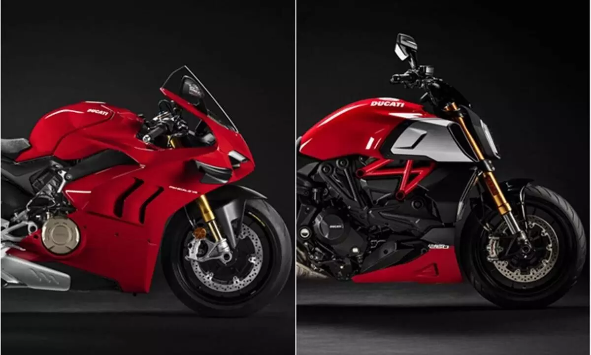 Ducati Panigale V4 launched in India BS6 Ducati Diavel 1260 launched at