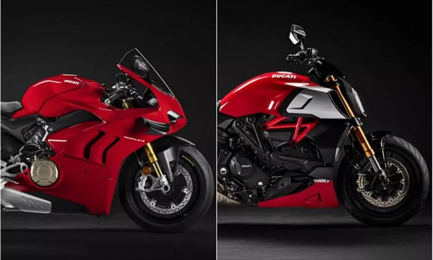 Ducati Panigale V4 launched in India BS6 Ducati Diavel 1260 launched at