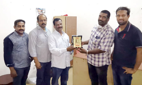 കേ​ളി യാ​ത്ര​യ​യ​പ്പ് ന​ൽ​കി