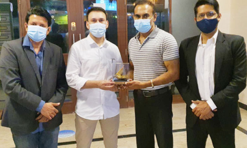 നോർബു നേഗിക്ക്​ ഇന്ത്യൻ ക്ലബ്​ യാത്രയയപ്പ്​ നൽകി