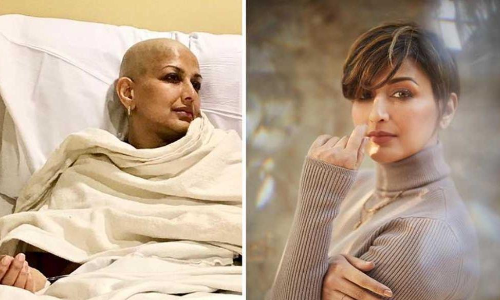 അർബുദമല്ല എന്റെ ജീവിതം തീരുമാനിക്കേണ്ടത്; മുമ്പും ശേഷവുമുള്ള ചിത്രങ്ങൾ പങ്കുവെച്ച് സൊനാലി ബേന്ദ്രെ