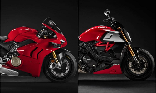 Ducati Panigale V4 launched in India BS6 Ducati Diavel 1260 launched at