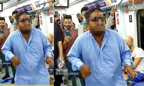 ദുബൈ മെട്രോയിൽ മാസ്​ക്​ ധരിക്കാതെ നൃത്തം; പ്രവാസി അറസ്​റ്റിൽ