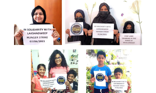 ജന്മനാടിന്​ ഐക്യദാർഢ്യം: നിരാഹാരവുമായി യു.എ.ഇയിലെ ലക്ഷദ്വീപുകാർ