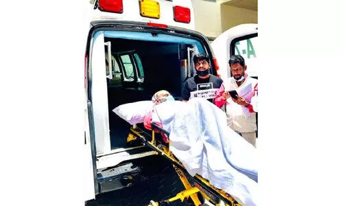 പ​ക്ഷാ​ഘാ​ത​മു​ണ്ടാ​യി സം​സാ​ര​ശേ​ഷി ന​ഷ്​​ട​പ്പെ​ട്ട മ​ല​യാ​ളി​യെ നാ​ട്ടി​ലെ​ത്തി​ച്ചു