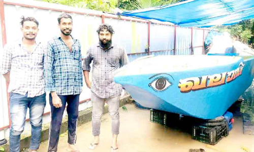 പരിഹാസങ്ങൾക്ക് പ്രവൃത്തിയിലൂടെ മറുപടി:  യുൻസിബി​ന്‍റെ ഖലാസി നീറ്റിലിറക്കി