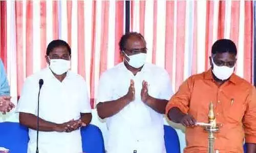 The renovated hall of the Press Club was inaugurated