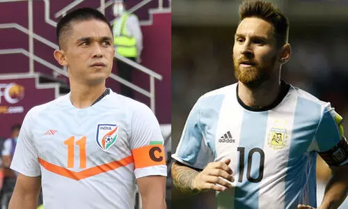 Sunil Chhetri, lionel messe