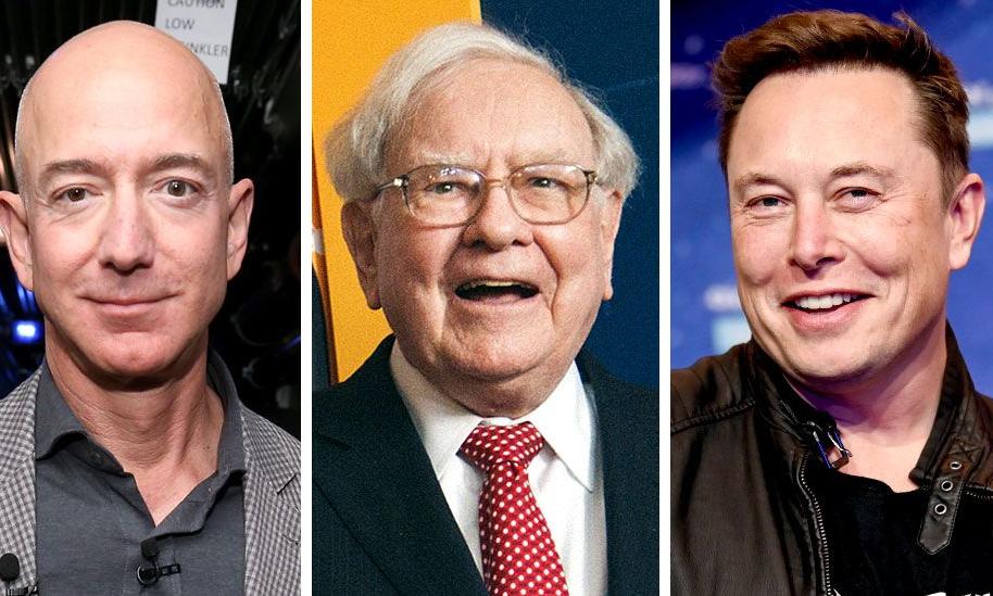 ജെഫ് ബിസോസ്, വാറൻ ബഫറ്റ്, ഇലോൺ മസ്ക്... ആദായ നികുതി അടക്കാതെ ഒഴിഞ്ഞുമാറി അമേരിക്കയിലെ അതിസമ്പന്നർ... ജെഫ് ബിസോസ്, വാറൻ ബഫറ്റ്, ഇലോൺ മസ്ക്... ആദായ നികുതി അടക്കാതെ ഒഴിഞ്ഞുമാറി അമേരിക്കയിലെ അതിസമ്പന്നർ...