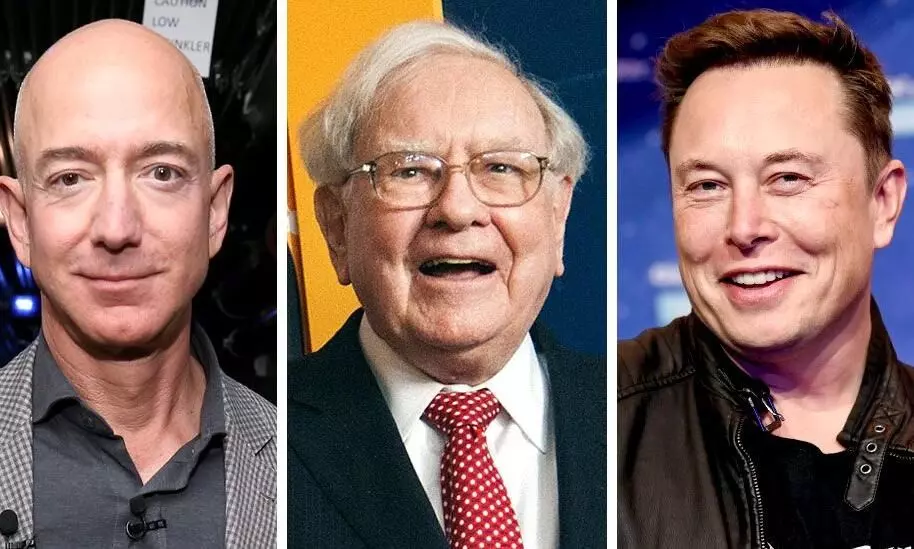 ജെഫ്​ ബിസോസ്​, വാറൻ ബഫറ്റ്​, ഇലോൺ മസ്​ക്​... ആദായ നികുതി ​അടക്കാതെ ഒഴിഞ്ഞുമാറി അമേരിക്കയിലെ അതിസമ്പന്നർ...