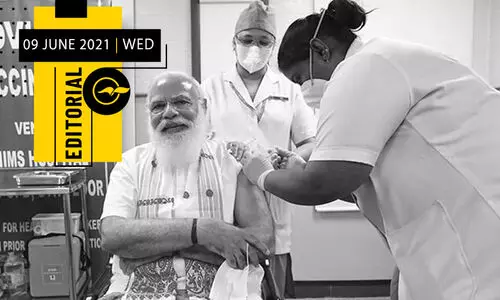 മോ​ദി​യു​ടെ തി​രു​ത്തി​യ വാ​ക്​​സി​ൻ ന​യം