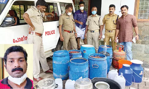 arrack production;accuse caught