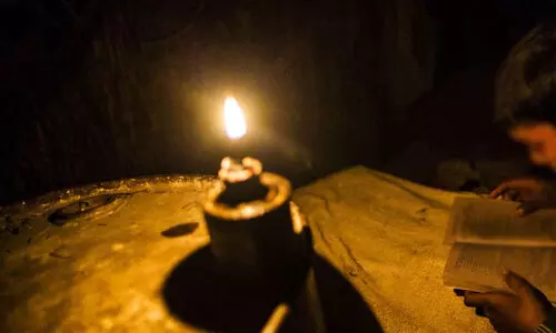 study with help of lamp