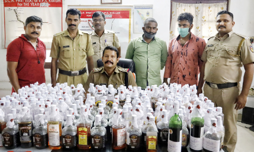 foreign liquor seized