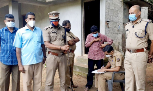 gun seized from tribal colony