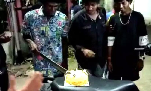 Six youths held for cutting birthday cake with machete in Chennai