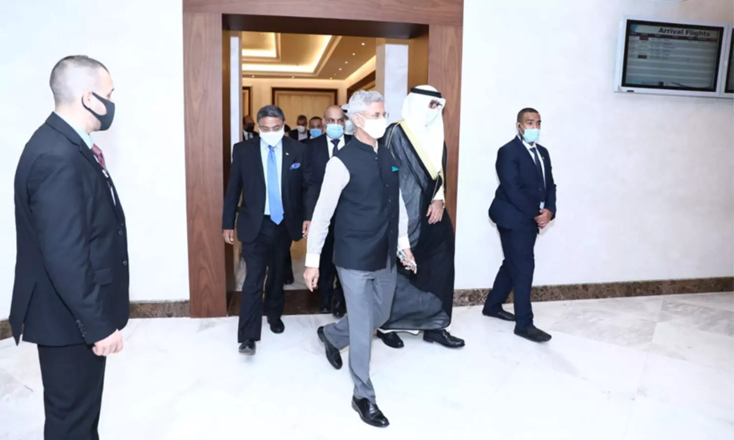 വിദേശകാര്യ മന്ത്രി എസ്​. ജയശങ്കറിന് കുവൈത്തിൽ ഊഷ്​മള സ്വീകരണം