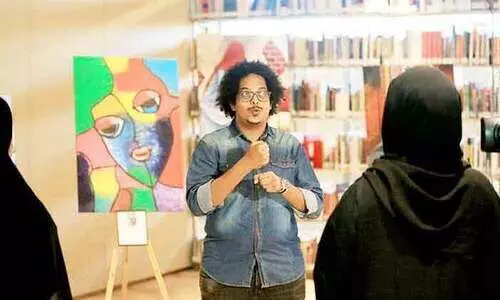 ജീവകാരുണ്യം: 19 കലാകാരന്മാരുടെ 55 ചിത്രങ്ങൾ പ്രദർ​ശിപ്പിച്ചു