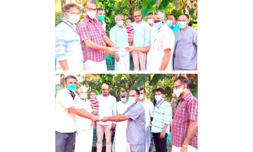 ചി​കി​ത്സ സ​ഹാ​യ ഫ​ണ്ട് കൈ​മാ​റി