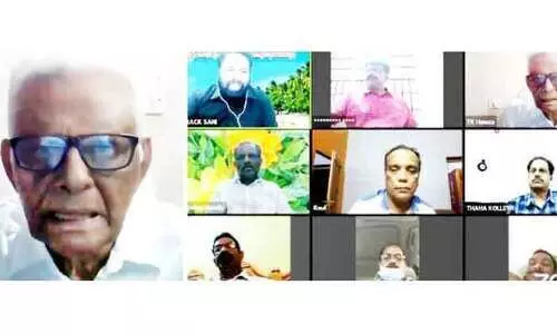 ല​ക്ഷ​ദ്വീ​പി​ൽ അ​ടി​ച്ചേ​ൽ​പി​ക്കു​ന്ന​ത് ഹി​ന്ദു​ത്വ അ​ജ​ണ്ട​യും കോ​ർ​പ​റേ​റ്റ്​​വ​ത്​​ക​ര​ണ​വും –ടി.​കെ. ഹം​സ