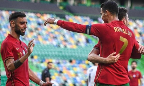 ക്രിസ്റ്റ്യാനോ- ബ്രൂണോ സഖ്യം നയിച്ചു; ഇസ്രായേലിനെ പറത്തി പോർച്ചുഗൽ