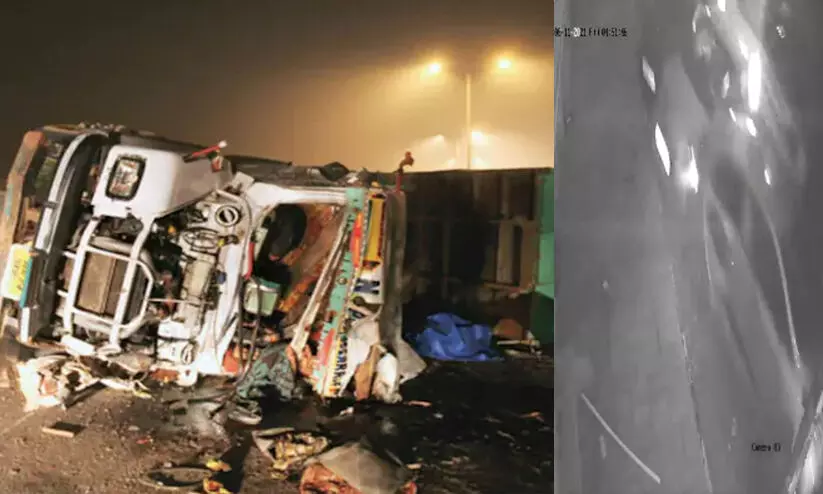 delhi truck accident delhi truck accident