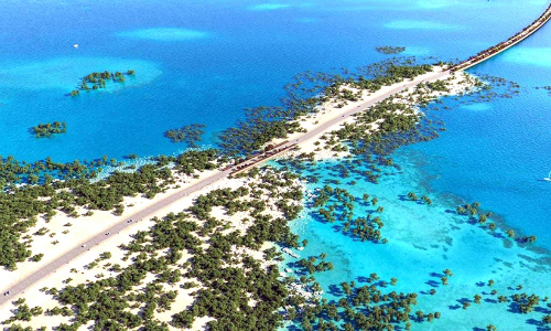 ചെ​ങ്ക​ട​ലി​ലെ ശു​റൈ​റ ദ്വീ​പി​ലേ​ക്ക്​ പാ​ലം നി​ർ​മി​ക്കു​ന്നു