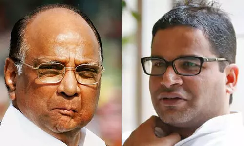 പ്രശാന്ത്​ പവാറിനെ കണ്ടു; 2024 ൽ മോദിയെ മുട്ടുകുത്തിക്കാനുള്ള പടയൊരുക്കമോ