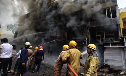 Delhi Lajpat Nagar market Fire