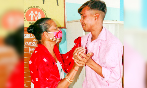 shiva wih his mother