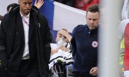 കുഴഞ്ഞുവീണ ക്രിസ്റ്റ്യൻ എറിക്സൺ അപകട നില തരണം ചെയ്​തു​