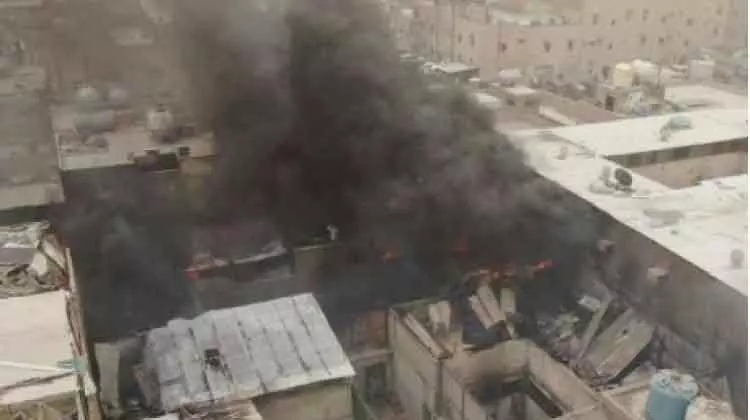 ജലീബിൽ വീടുകളിൽ തീപിടിത്തം ജലീബിൽ വീടുകളിൽ തീപിടിത്തം