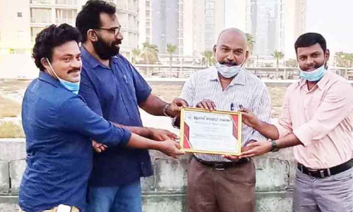 മു​ഹ​റ​ഖ് മ​ല​യാ​ളി​സ​മാ​ജം പ്ര​വ​ർ​ത്ത​ക​രെ അ​നു​മോ​ദി​ച്ചു