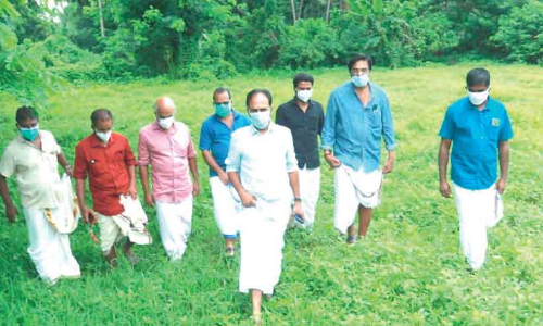 േഡറ്റ ബാങ്കിൽനിന്ന്​ തണ്ണീർതടങ്ങൾ തരം മാറ്റി; നഗരസഭ സംഘം സന്ദർശിച്ചു